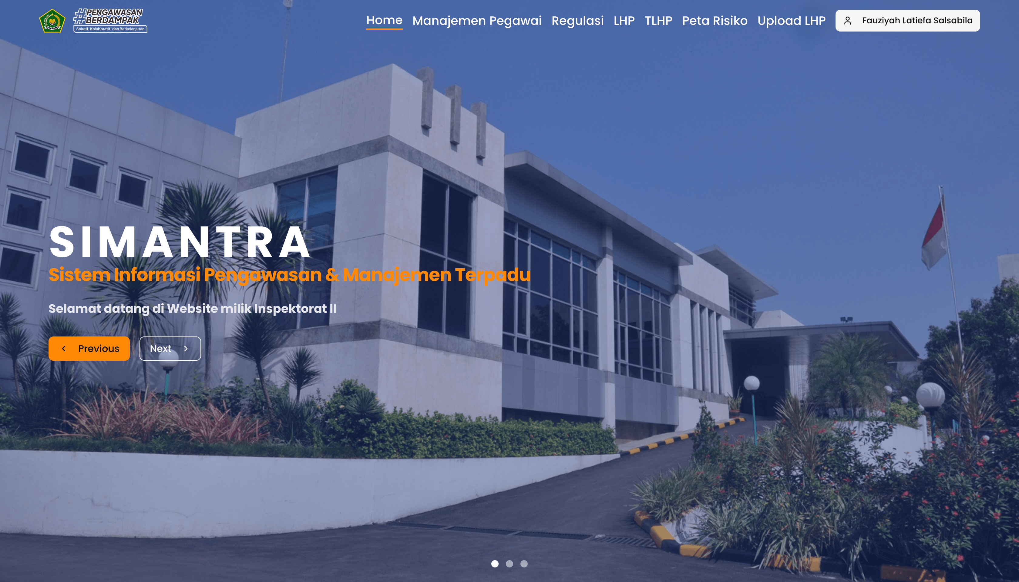 Simantra: Sistem Informasi Pengawasan & Manajemen Terpadu